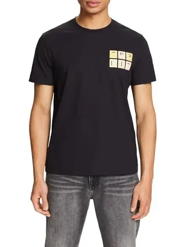 Produktbild: ESPRIT Herren 024ee2k301 T-Shirt, 001/Black, M