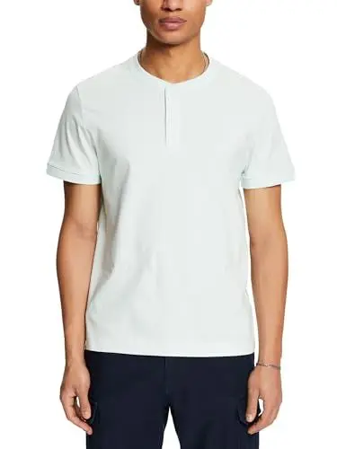 Produktbild: ESPRIT Herren 024ee2k316 T-Shirt, 390/Light Aqua Gre, Large