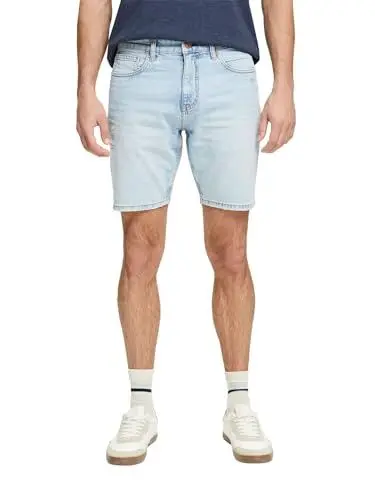 Produktbild: ESPRIT Herren 044ee2c336 Jeans-Shorts, 903/Blue Light was, 27