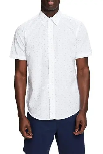 Produktbild: ESPRIT Herren 044ee2f321 Hemd, 100/White, XL