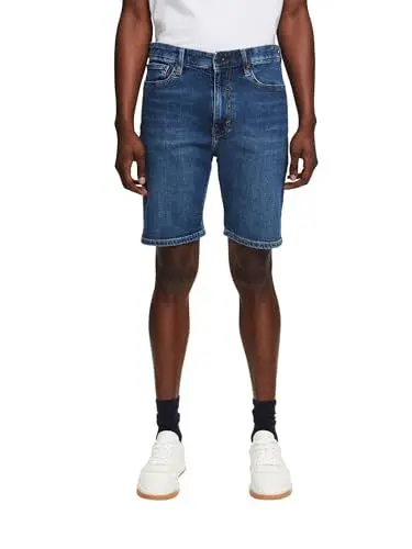 Produktbild: ESPRIT Herren 994EE2C304 Jeans-Shorts, 901/BLUE Dark WASH, 29W