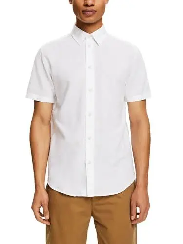 Produktbild: ESPRIT Herren 994ee2f303 Hemd, 100/White, XL