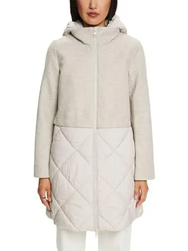 Produktbild: ESPRIT Damen 093EO1G329 Jacke, 290/LIGHT BEIGE, XS