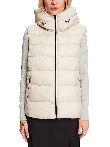 Produktbild: ESPRIT Damen 993EE1H302 Weste, 296/CREAM BEIGE 2, XL