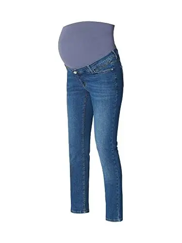 Produktbild: ESPRIT Maternity Damen Pants Denim Over The Belly Slim Jeans, Medium Wash-960, 34