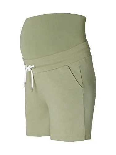 Produktbild: ESPRIT Maternity Damen Sweat Over The Belly Shorts, Real Olive - 307, 36 EU
