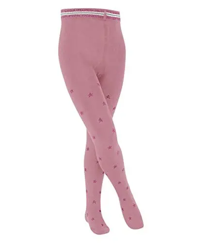 Produktbild: ESPRIT Unisex Kinder Strumpfhose Stars K TI Baumwolle dick gemustert 1 Stück, Orange (Orange 8981), 152-164