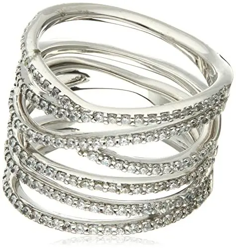 Produktbild: Esprit Damen-Ring 925 Sterling Silber Zirkonia brilliance glam weiß