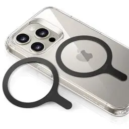 Produktbild: ESR 2 Stück Magnet Ring Aufkleber für MagSafe Ring HaloLock, MagSafe Sticker 360, universelles Magnetisches Konvertierungsset, für iPhone 16/16e/15/14/13/12/11/X, Galaxy S24/S23/S21/S20/S10, Schwarz