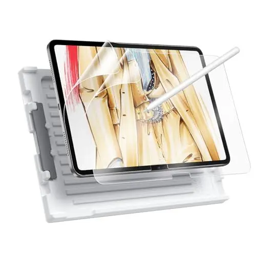 Produktbild: ESR 2 Stück Paper-Feel Schutzfolie für iPad 11/10. Generation A16/A14 (11/10.9 Zoll, 2025/2022), Schreiben und Zeichnen wie auf Papier, dünn und reaktionsschnell, Einfache Anbringung, Matte Oberfläche
