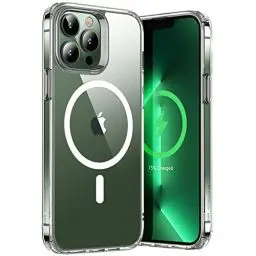 Produktbild: ESR für iPhone 13 Pro Max Hülle, Kompatibel mit MagSafe, Classic Hybrid Magnet Handyhülle iPhone 13 Pro Max Case Militärnorm Sturzschutz Kratzfeste Rückseite, Klar