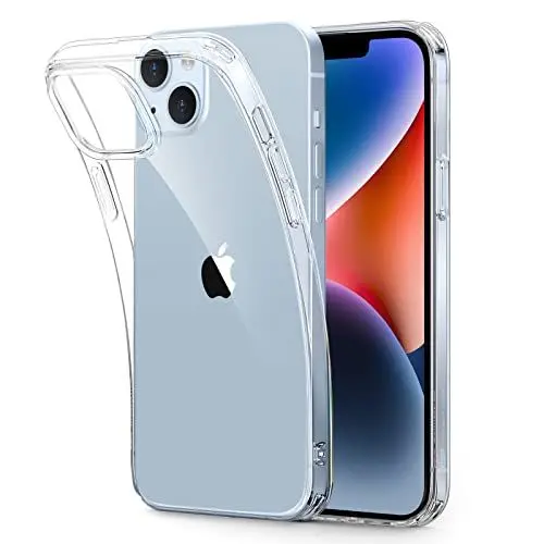 Produktbild: ESR für iPhone 14 Hülle/iPhone 13 Hülle, Klare Stoßfeste Dünne Silikon Handyhülle iPhone 14/13 Case, Vergilbungsbeständige Dünne Transparente TPU Schutzhülle, Project Zero Serie, Klar