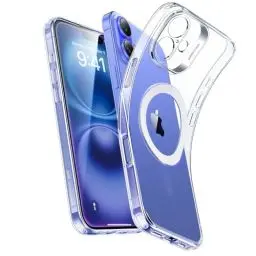 Produktbild: ESR für iPhone 16 Hülle, kompatibel mit MagSafe, Kameraschutz, stoßfeste dünne Hülle, widersteht Vergilbung und Kratzern, magnetische Handyhülle für iPhone 16, Zero Serie, Klar