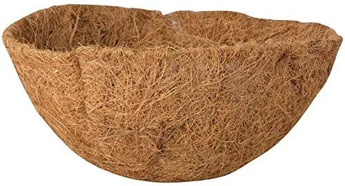 Produktbild: Esschert Design Ersatzeinlage Hanging Basket Ø 25 cm, Höhe 11 cm, Kokoseinlage, Hängekörbchen, Naturkorb
