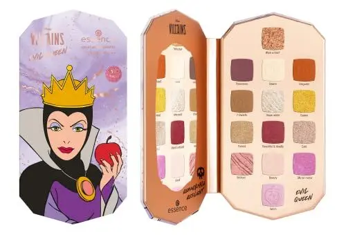 Produktbild: essence Disney Villains Evil Queen eyeshadow palette, Lidschatten, Nr. 01, Mehrfarbig, 14 Farben, langanhaltend, vegan, ohne Mikroplastikpartikel, Nanopartikel frei, ölfrei, 1er Pack (11.2g)
