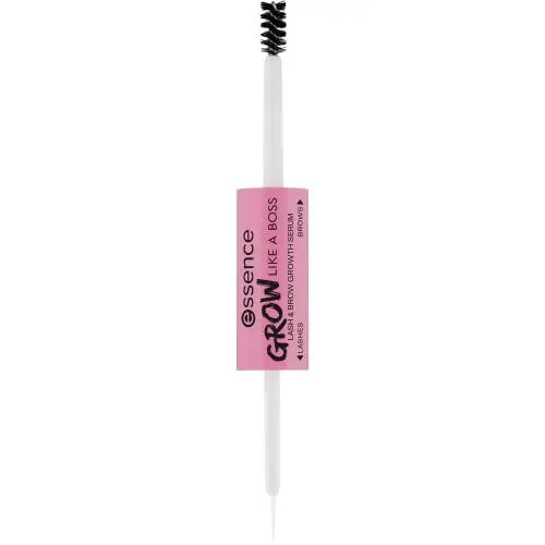 Produktbild: essence GROW LIKE A BOSS LASH & BROW GROWTH SERUM, Wimpernserum, wachstumsfördernd, transluzent, vegan, ohne Mikroplastikpartikel, Nanopartikel frei, ohne Parfüm, 1er Pack (6ml)