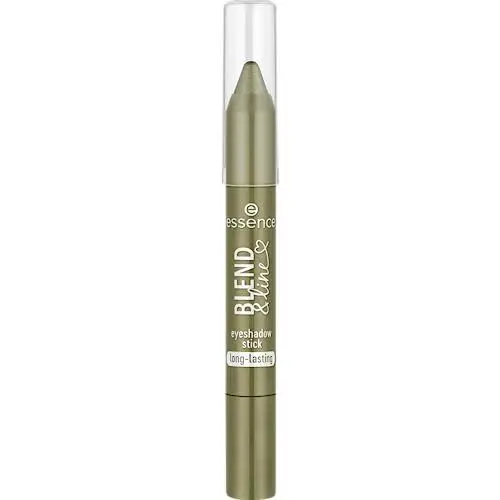 Produktbild: essence blend & line eyeshadow stick, Lidschatten, Nr. 03, Grün, langanhaltend, hochpigmentiert, mit Ölen, metallisch, vegan, ohne Mikroplastikpartikel, Nanopartikel frei, ohne Parfüm, 1er Pack (1.8g)