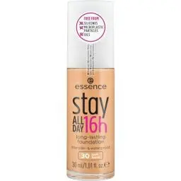 Produktbild: essence cosmetics stay ALL DAY 16h long-lasting Foundation 30 Soft Sand
