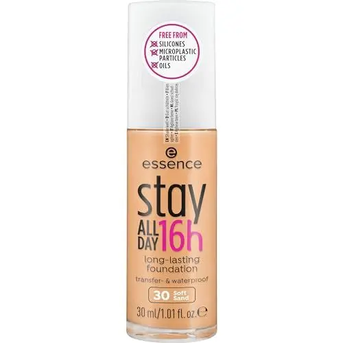 Produktbild: essence cosmetics stay ALL DAY 16h long-lasting Foundation 30 Soft Sand