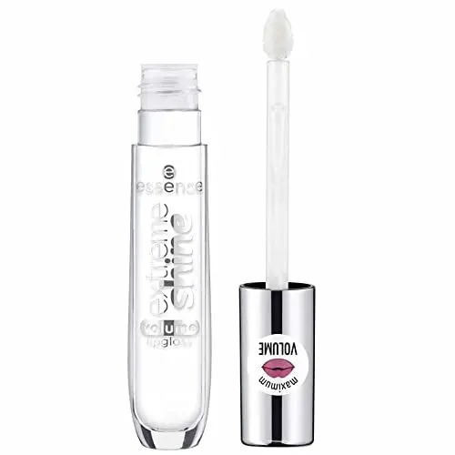 Produktbild: essence extreme shine volume lipgloss, Nr. 01, Transparent, glänzend, strahlend frisch, transluzent, vegan, ölfrei, ohne Konservierungsstoffe, ohne Parabene, 1er Pack (5ml)