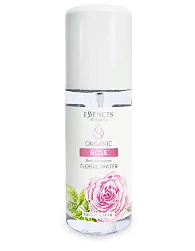 Produktbild: Essences Bulgaria Bio-Rosenwasser 140ml | Rosa damascena | Für Unreinheiten, Falten, Feine Linien und Dunkle Flecken | Anti-Aging-Nebel | Hautregenerierender Toner | Alkoholfrei | Ohne Tierversuche