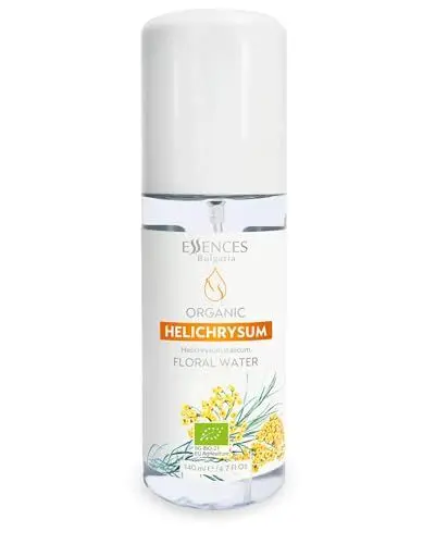 Produktbild: Essences Bulgaria Bio Immortellenwasser 140ml | Für Unreinheiten, Falten, feine Linien und dunkle Flecken | Anti-Aging-Nebel | Hautregenerierender Toner | Alkoholfrei | Ohne Tierversuche