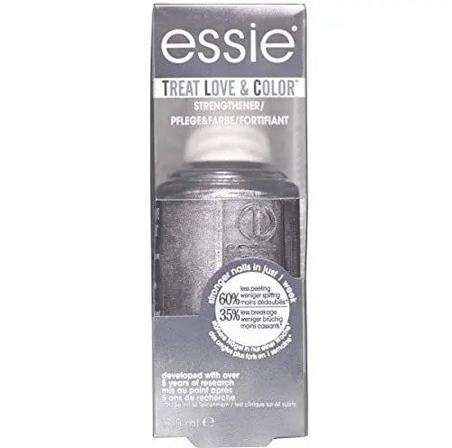 Produktbild: Essie Pflegender Nagellack Nr. 158 steel the lead, Regeneration & Glanz, Silber, 13,5 ml