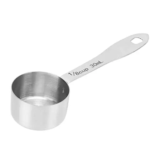 Produktbild: Esslöffel-Messlöffel, Edelstahl-Kaffeelöffel, großes Fassungsvermögen, Esslöffel-Messlöffel, Kaffee-Messlöffel mit langen Griffen für Kaffee, losen Tee, Protein, Gewürze, Pulver