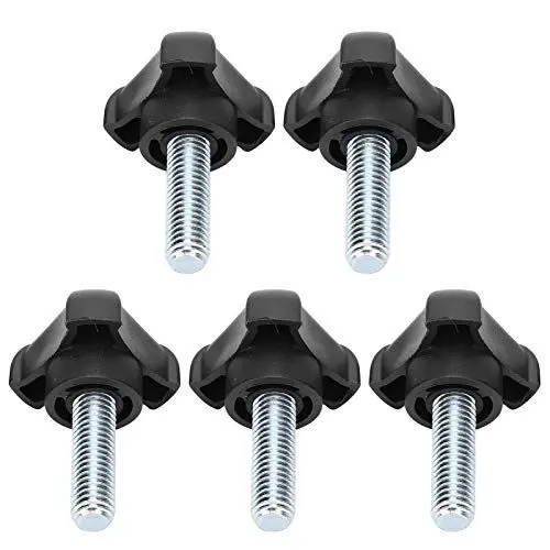 Produktbild: Estink Flügelschraube M10, Sterngriff Gewinde Klemmknopf, Sterngriffschraube Sterngriffmutter, 5 Stück 30 mm Flügelschraube, Klemmschraube Anpassen Rändelschraube