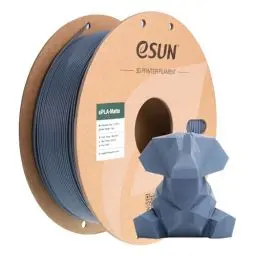 Produktbild: eSUN Aufgerüstet Matte PLA 3D Drucker Filament, Matte PLA Filament 1.75mm, Maßgenauigkeit +/- 0.05mm, 1kg Spule (2.2 LBS) 3D Druck Filament für 3D Drucker, Matte Dunkel Grau