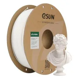 Produktbild: eSUN Aufgerüstet Matte PLA 3D Drucker Filament, Matte PLA Filament 1.75mm, Maßgenauigkeit +/- 0.05mm, 1kg Spule (2.2 LBS) 3D Druck Filament für 3D Drucker, Matte Milchig Weiß