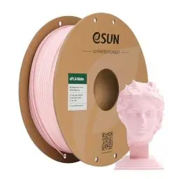 Produktbild: eSUN Aufgerüstet Matte PLA 3D Drucker Filament, Matte PLA Filament 1.75mm, Maßgenauigkeit +/- 0.05mm, 1kg Spule (2.2 LBS) 3D Druck Filament für 3D Drucker, Matte Pfirsich Rosa