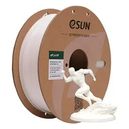 Produktbild: eSUN Hohe Geschwindigkeit PLA Filament 1.75mm, 3D Drucker Filament PLA-HS, Maßgenauigkeit +/- 0.03mm, 1KG Spule (2.2LBS) 3D Druck Filament für 3D Drucker, Weiß