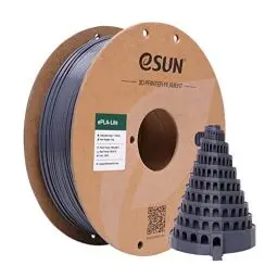 Produktbild: eSUN PLA Filament 1.75mm, Modifiziertes 3D Drucker Filament PLA, Maßgenauigkeit +/- 0.03mm, 1KG Spule (2.2 LBS) 3D Druck Filament für 3D Drucker (B-Grau, PLA Lite - 1KG)