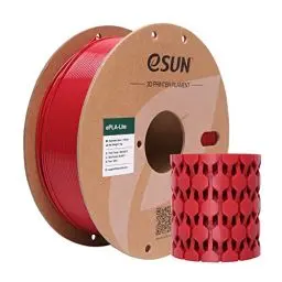 Produktbild: eSUN PLA Filament 1.75mm, Modifiziertes 3D Drucker Filament PLA, Maßgenauigkeit +/- 0.03mm, 1KG Spule (2.2 LBS) 3D Druck Filament für 3D Drucker (H-Feuerwehrauto Rot, PLA Lite - 1KG)