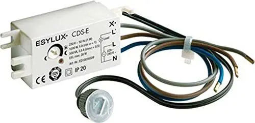 Produktbild: ESYLUX 2473714 Dämmerungsschalter für Einbau, IP20, CDs-E, weiß