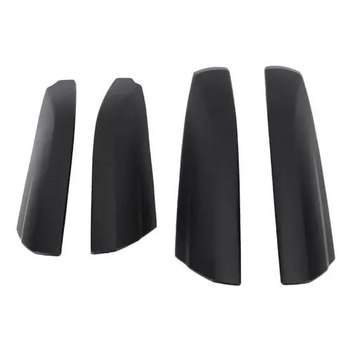 Produktbild: ETAINGYEUN 4 Stück Dachgepäckträger-Schienen-Endabdeckungen, Schutzschalenkappe für Autos von 2007 bis 2013. Werten Sie Ihren Dachträger auf und sichern Sie ihn! (Matte Black)
