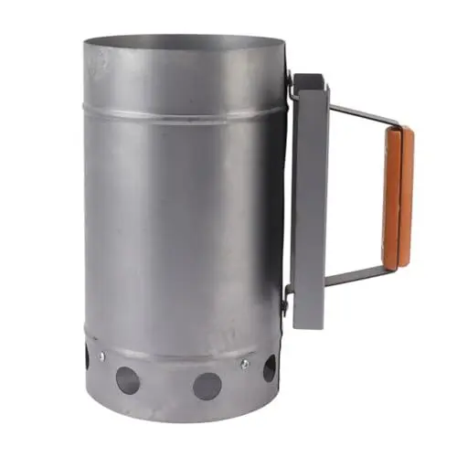 Produktbild: ETAINGYEUN Grillkamin-Anzünder, kompakter Grillkamin, Holzkohle-Feueranzünder für Outdoor-Kochen, Camping
