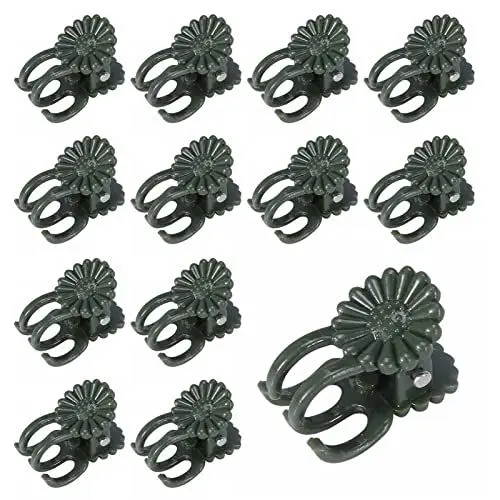 Produktbild: Eteamcan Orchideen Pflanzen Klammern 100 Stück Pflanzen Clips für Orchideen Klein Blumenklammern Garten Pflanzenclips Zum Stützen Pflanze