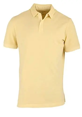 Produktbild: ETERNA Regular Fit Polo Halbarm Polokragen Baumwolle gelb Größe X5L