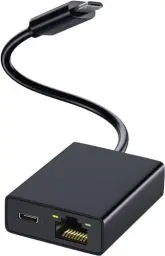 Produktbild: Ethernet Adapter für Fire TV Stick, RUIZHI Micro USB auf RJ45 Ethernet Netzwerk Adapter kompatibel mit 4K Fire Stick, Chromecast Google Home Mini und Weiteren Streaming TV Sticks