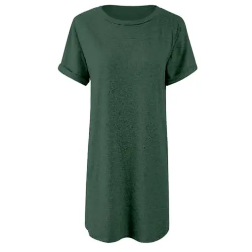 Produktbild: ETHKIA Damen Große Größen Abendkleid Elegante Cocktailkleid Tall Sommerkleid Festlich Damen Übergroße Passform Elegante Kleider Damen Komfort Freizeitkleider für Damen