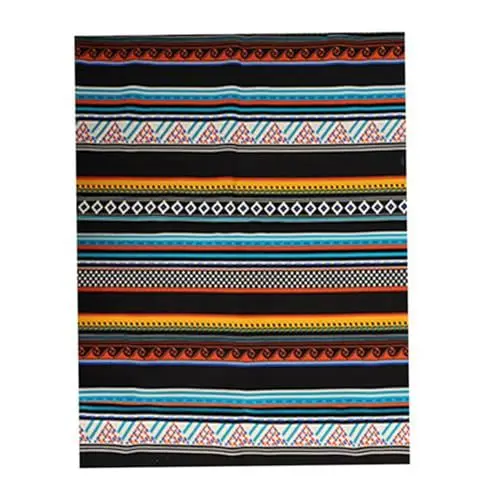 Produktbild: Ethnischer Stoff zum Nähen Quilten Anfänger für Kleidung Nähen und Kunst Viskosestoff für Handwerk Patchwork Quilten Stoff Quadrate für Jungen