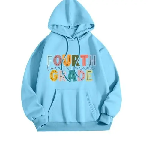 Produktbild: Ethno Kleidung Angebote Pullover, Tannengrün Maritime Bluse Damen Festliche Kleidung Damen Große Größen Sternen Oberteil Damen Hoodie Damen Oversize Mit Rueckenprint The Dating List Sale Angebote
