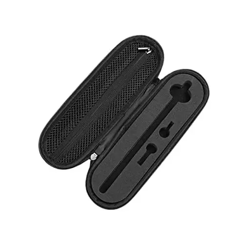 Produktbild: ETHZZLE Stylus Pen Etui Für Pencil Tragetasche Für Touchscreen-stifte Schwarz Mit Abnehmbarer Schwamm-polsterung Integrierter Netztasche Und Kabelaufbewahrung Langlebiges Material Für