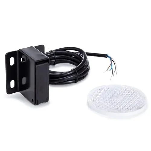 Produktbild: EtiamPro Lichtschranke Reflektor, Lichtschranke Torantrieb, Bewegungssensor, Reflexion Lichtschranke Alarm, Infrarot IR LED, Durchgangsmelder, Bewegungsmelder, IP44 für außen, 10 m