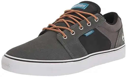 Produktbild: Etnies Herren Barge Ls Skate-Schuh, Grau Schwarz Gelb, 39 EU