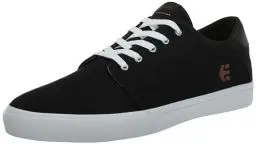 Produktbild: Etnies Herren Barge Slim Skate-Schuh, Schwarz/Weiß/Silber, 43 EU