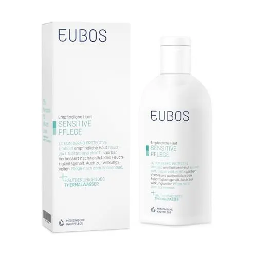Produktbild: EUBOS SENSITIVE PFLEGE I Lotion Dermo Protective I Intensive Körperlotion für normale bis trockene Haut I Für spürbar glattere & weichere Haut I Hautverträglichkeit dermatologisch bestätigt I 200ml