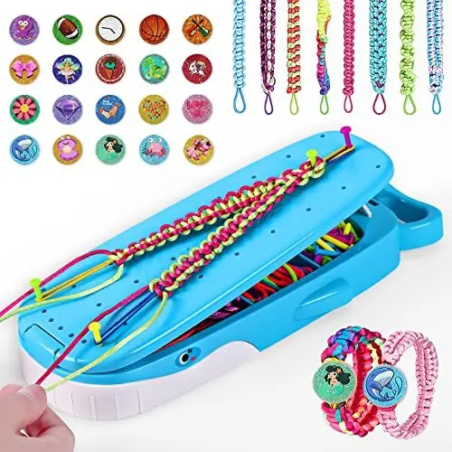 Produktbild: Euclidean Cube Freundschaftsarmband Selber Machen, Wal geformt DIY Schmuckbastelsets Handwerk für Mädchen im Alter von 8-12, Armbänder, Kinder-Bastelsets